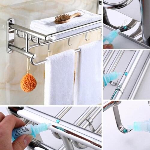 Towel Holder Bathroom Towel Rack Storage Holder Wall Hanger Toilet Towel Clothes Shelf Cocina Accesorio держатель для полотенец