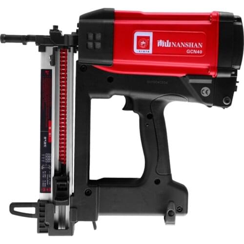 GCN40 Handheld Gas Nail Gun With Nail Launcher Cement Pneumatic Gas Nail Gun Machine Multi-function Nail Gun Tool 110-240V
