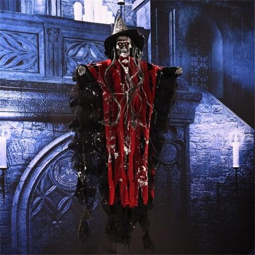 Halloween Hanging Doll Decoration Ghost Horror Scary Hanging Ghost Halloween Skeleton Pendant Festival Bar Home Decoration