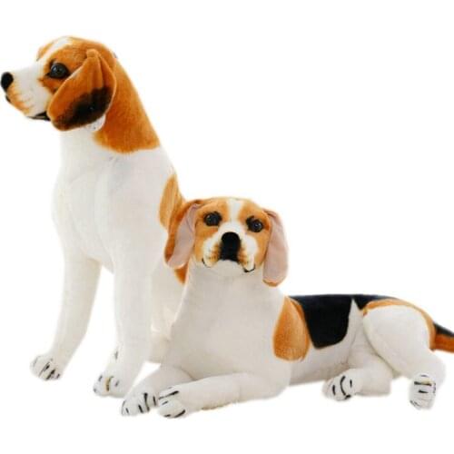 30cm-90cm Giant Big Size Soft Beagle Realistic Stuffed Animals Dog Plush Toy