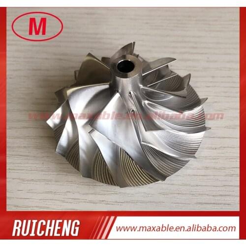 K26 7+7 blades 52.40/75.60mm turbo billet/milling/aluminum 2618 compressor wheel