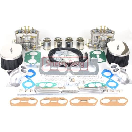 SherryBerg Carburador Carbuetor EMPI EMP Carb WEBER Idf 40/44/48 Carburettor For VW Bus T3 Manifolds Double Gasification System