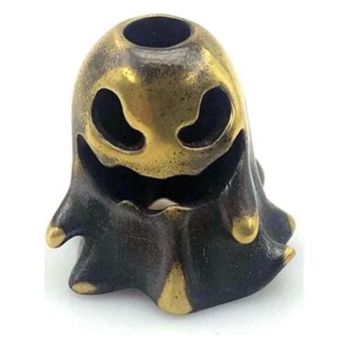 Brass Ghost Knife Beads Outdoors DIY Tools EDC Lanyard Pendants Key Rings Accessories