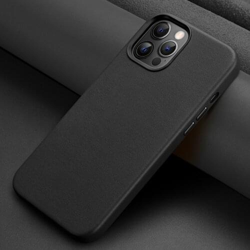 For Magsafing Magnetic Case For iPhone 12 Pro Max 12 Mini leather Phone Case For iPhone 12 Back Cover Support Wireless Charging