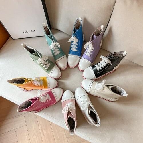 MNIXUAN Women's Hidden Platform Shoes