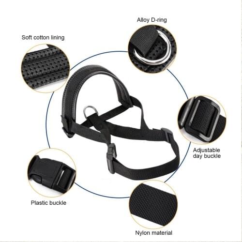 Nylon Dog Muzzle for Small Medium Large Dogs Prevent from Biting Barking And Chewing Adjustable Loop Dog Supplies 2021 New