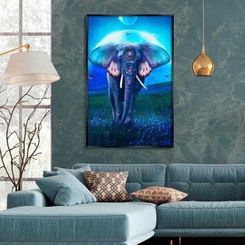 Canvas Poster Butterfly Elephant Wall Art Painting Posters and Prints Nordic Wall Pictures for Home Decor No Frame