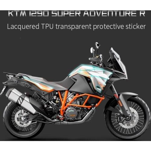 Motorcycle Transparent Protective Film Sticker to Refit Tpu Special Car Clothes Apply Ktm1290superadventure r