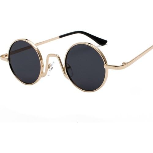 Round Sunglasses Retro Brand Design Women Mens Sunglasses Luxury Fashion UV400 Glasses Multicolor Oculos De Sol Gafas