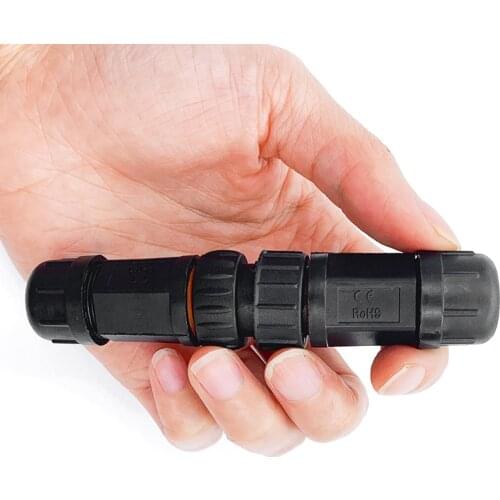 Waterproof Connector M19 20A IP68 Connectors 2 3 4 5 6 7 8 9 pin Welding Seal for Cable Connector for Outdoor LED String Light