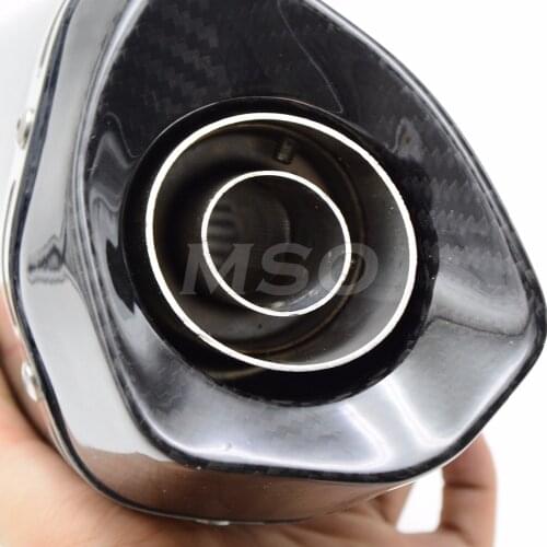 Motorcycle Stainless steel Modified Exhaust Muffle pipe For Yamaha YZF-R6 2006 2007 2008 2009 2010 2011 2012