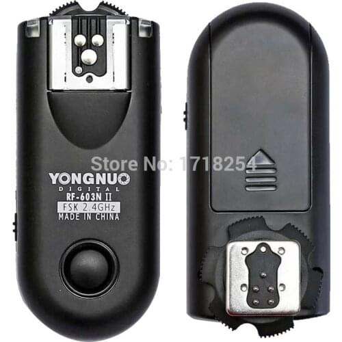 Yongnuo RF-603 II N3,RF 603 II Flash Trigger 2 Transceivers for NIKON D600/D90/D5000/D5100/D3100/D3200/D7000 D610 D7100