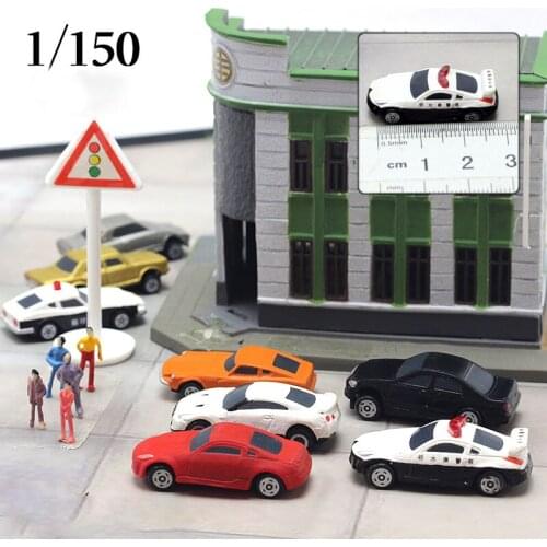 1:150 Scale Plastic Car Model Cars Mini Static Scene Decoration Nostalgic Collection Display Gift Hot Toys for Boys