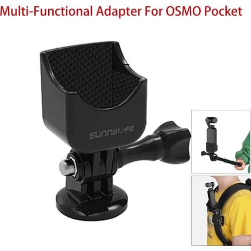 1/4 Adapter Multifunctional Extension Switch Connection Tripod/Pole Extension Stick for DJI OSMO POCKET Gimbal Accessories