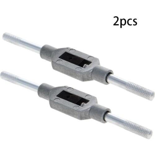 Utoolmart 1pc/2pcs Tap Wrench Handle M1-8 M1-10 M1-12 M3-12 M4-12 M5-20 Carbon Steel Hand Tools Adjustable Tap Reamer Wrench