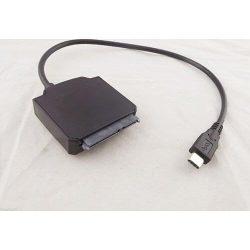 1pc USB 3.1 Type C To SATA 22Pin Converter Adapter Cable 2.5 3.5" Hard Drive HDD SSD 40cm