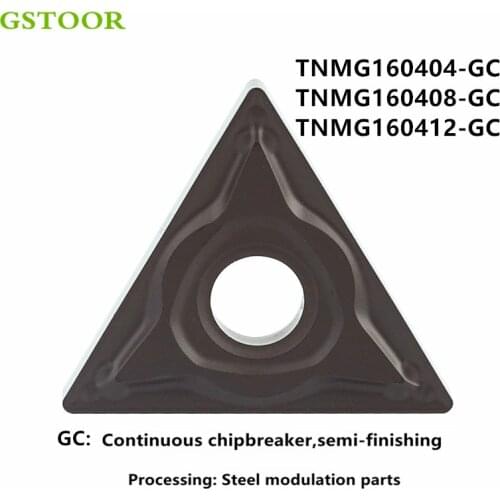 10PCS TNMG160404 TNMG160408 TNMG160412 GC GP9135 Turning Tools Lathe Cutter Tool Hard Alloy Inserts
