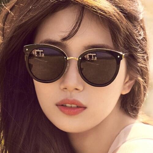 2021 Classic Large Frame Round Sunglasses Women/Men Brand Design Alloy Hollow out Sun Glasses Vintage Streetwear Eyeglass UV400