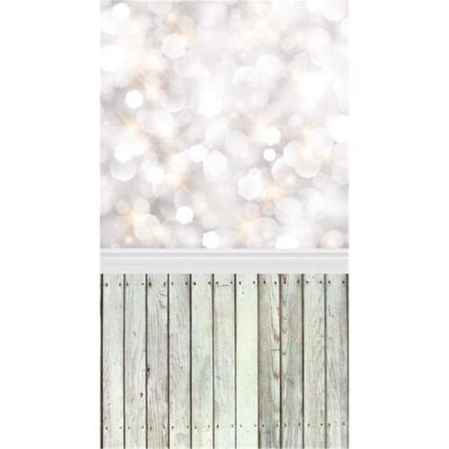 5*3ft Newborn Backgrounds for Photo Studio Vinyl Backdrops Photography Silver Crystal Spots Photos Studio Props Wood Floor