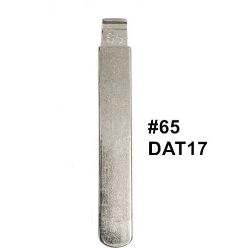 5pcs 2 IN 1 Lishi DAT17 #65 Engraved Line Key Blade Scale Shearing Teeth Cutting Key Blank for Subaru