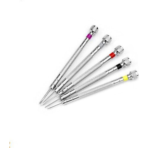 5 Pcs/set Clock Watch Tools Parts Mini Tone Screwdriver Set Link Pin Remover Screwdrivers for Watch Repair Tool Kit