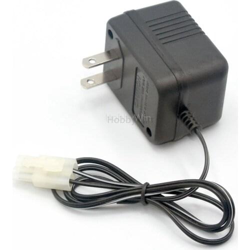 6.4V 350mA US Charger Big Tamiya male plug Positive to Round Hole for 2S LiFe RC Vehicle Battery