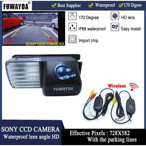 FUWAYDA CCD HD Waterproof 170 Degree car camera in rear view camera for Nissan Livina Cube GT-R Pulsar Versa Fairlady 350 HD