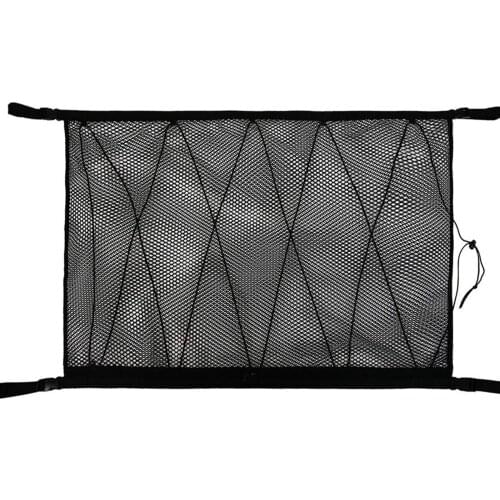 Car Ceiling Storage Organizer Roof Net Pocket Ceiling Bag for Clothes Blanket Snack