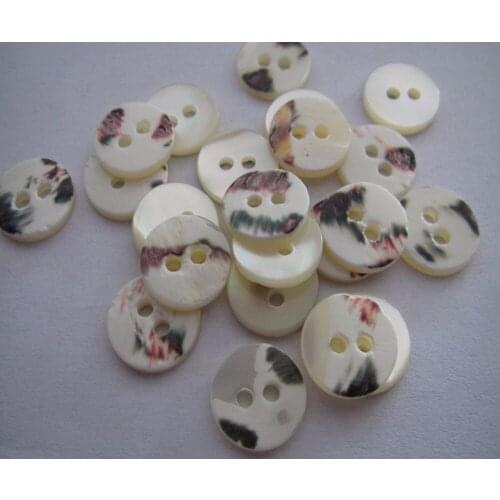 Free shipping 12mm mother of pearl shell button flat trocas shell two holes natural white color customed shell 100pcs