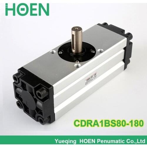 CDRA1BS80-180 SMC type Rotary Actuator Rack and Pinion Type CRA1 CDRA1BS series 90 180 rotary angle pneumatic cylinder