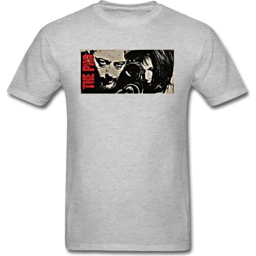 Movie T-Shirts for Men Summer Leon The Professional Tshirts Printed Cotton Fabric T Shirt Vintage Character Killer Tops Fitness