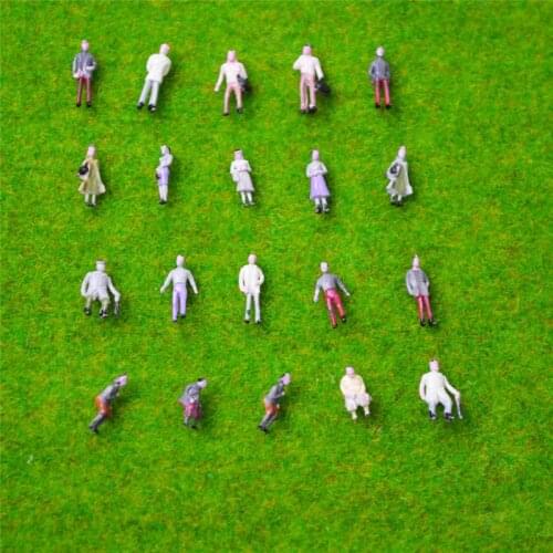 200PCS 1/150 scale model figures painted toys for architecture model making