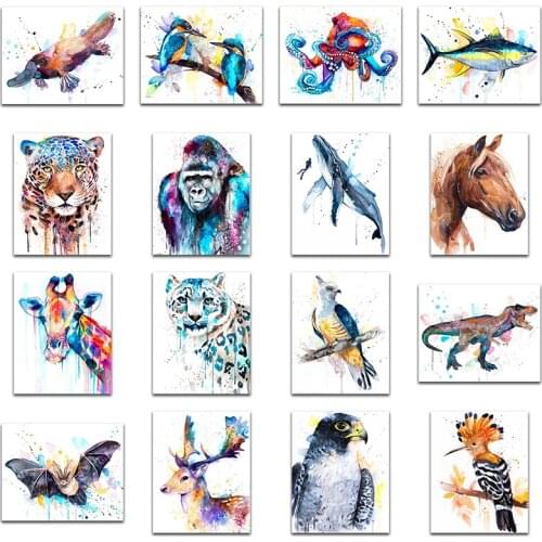 Animal Diamond Embroidery 5D DIY Diamond Painting Christmas Tiger and Giraffe Cross Stitch Full Rhinestone Mosaic