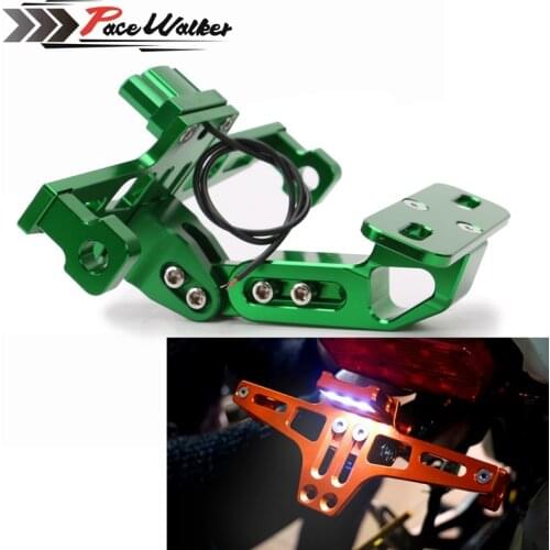 Motorcycle License Plate Bracket License Plate Holder Frame Number Plate for Honda Cbr 600 F2 F3 F4 F4i 900 Cbr900rr 1993-2017