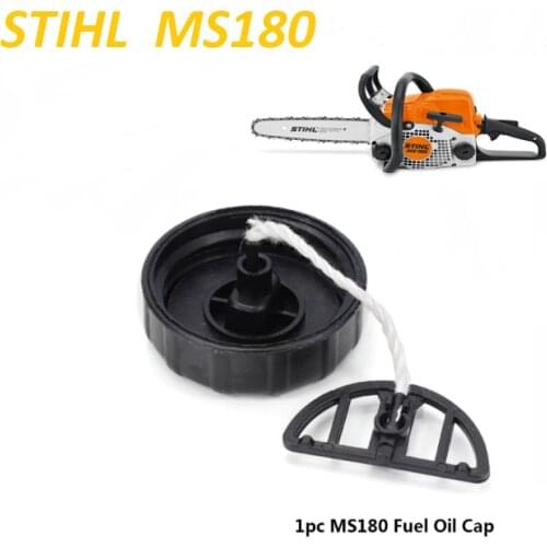 1pc MS180 Fuel Tank Cap Fit For Stihl Chainsaw MS180 MS 180 Fuel Oil Cap Fuel Cap Chain Saw Aftermarket Spare Parts