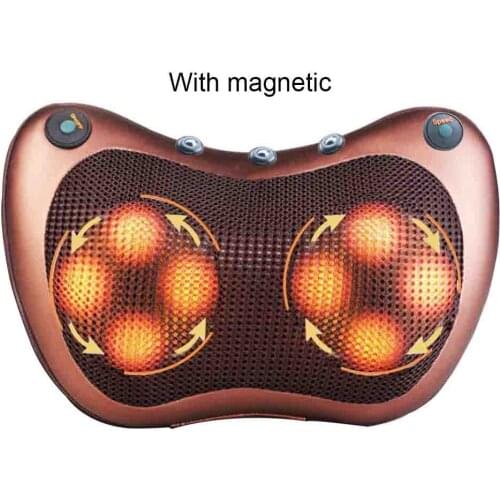 Multifunctional Relaxation Massage Pillow Shoulder Back Infrared Heating Vibrator Electric Kneading for shiatsu Neck Massage