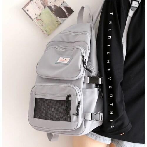 Tooling Fashion Womens Backpacks for Girls Korean Female School Bags for Teens Japanese High School Student Backpack Ladies New