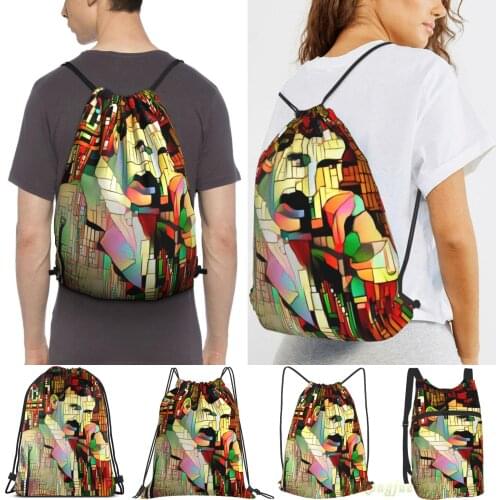 Nikola Tesla By Dream Gardens Men Outdoor Travel Gym Bag Waterproof Drawstring Backpack Women Fitness Swimming Bag