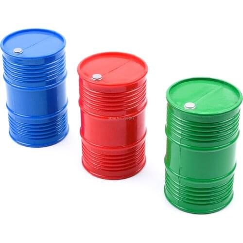 RC Rock Crawler 1:10 1/10 Accessories Plastic Oil Drum Tool for Axial SCX10 TAMIYA CC01 D90 D110 TF2 RC Truck Car Decor Parts