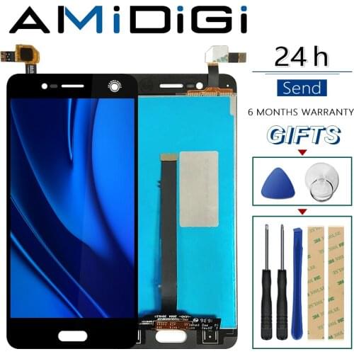 Full LCD Display + Touch Screen Digitizer Assembly for ZTE Blade V8 LCD V0800 Display 5.2" Mobile Phone Tested Free Shipping