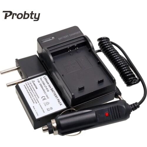 Probty 1Pcs LP-E10 LP E10 Digital Battery + Charger Kit for Canon EOS Rebel T3 T5 T6 Kiss X50 X70 1100D 1200D 1300D Camera