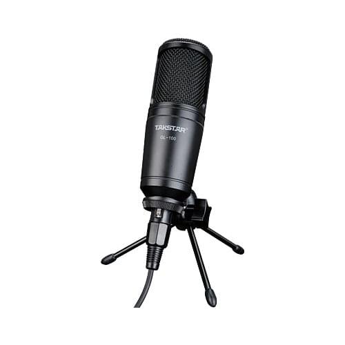 Takstar GL-100 professional wired condenser microphone for karaoke/meeting/on-stage performance/computer recording