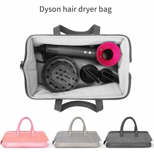 Liboer Dyson Hair Bag Big Capacity Storage Bag with Handle for Dyson Hair Dryer Portable Carrying Case Dustproof Organizer