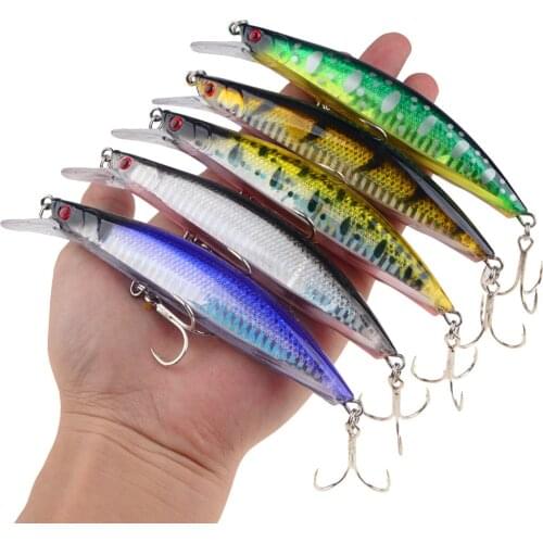 1Pcs Underwater SwimBait Laser Minnow Fishing Lures 130mm/23g Artificial CrankBaits Wobblers Hard Bait 4# Hook Fishing Tackle