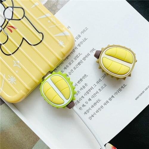 1PC Cute Usb Cable Bite Charger Wire Organizer Silicone Cable Saver for Charging Cord Protector Data Line Cable Protection