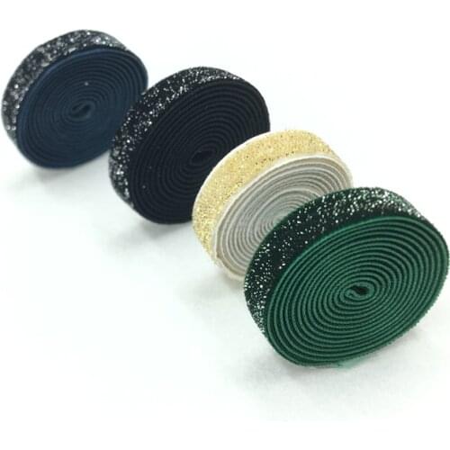 10-40mm No Elastic Velvet Glitter Ribbon Wedding Party Decoration Handmade Ribbon Gift Wrapping Bowknot DIY Christmas Webbing