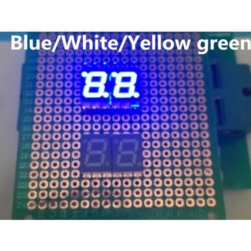 10pcs 0.28 inches 7 Segment SMD LED Display Nixie tube 2 Bit Digital Tube Plastic Metal digital display Common Anode