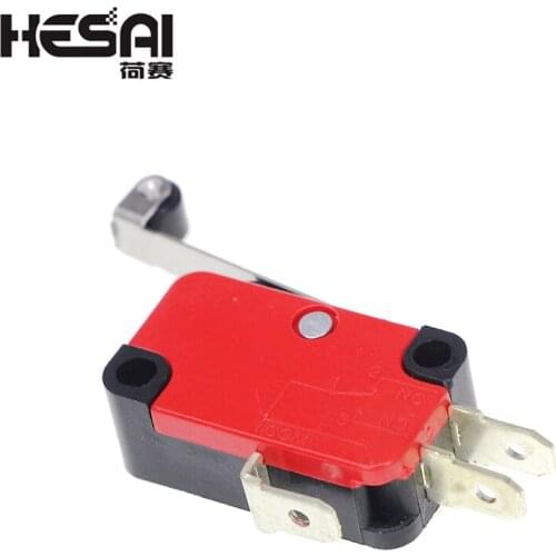 10 Pcs/Lot V-156-1C25 Micro Limit Switch Long Hinge Roller Lever Arm Snap Action LOT 15A