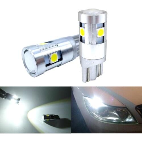 2x W5W T10 LED Canbus Light Bulbs 194 Led Light For Nissan Qashqai Note Tiida Almera Juke X-Trail Primera J11 Pathfinder Versa