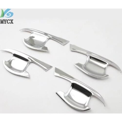 ABS Chrome Side Door Handle Bowl Protector Cover Trim For KIA KX7 2017 Exterior Car Styling 4PCS